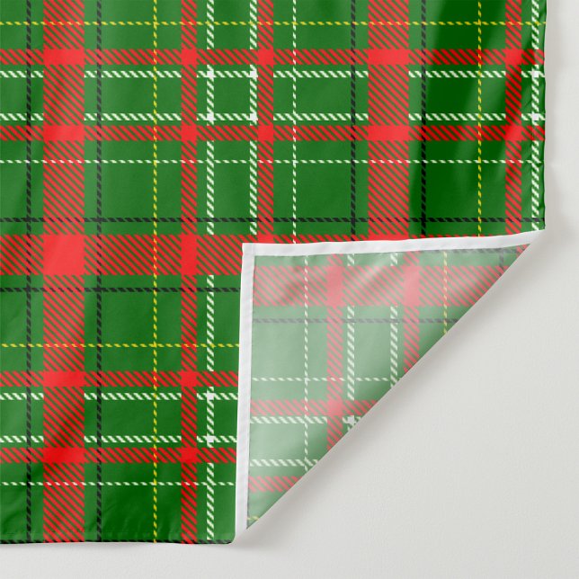 Green Christmas Tartan Plaid Pattern Design  Tapestry (Creator Uploaded)