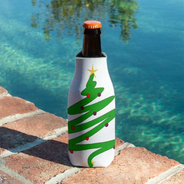 Green Christmas Tree Bottle Cooler (In Situ Pool)