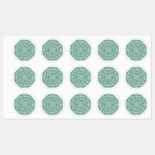 Green Circle Mandala Symbol Of Universe