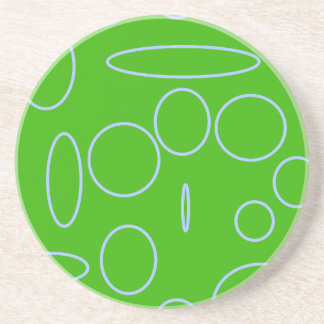 Green Circles Coaster