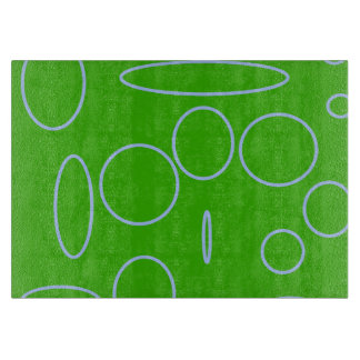 Green Circles Cutting Board