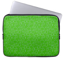 Green Circles Electronics Bag