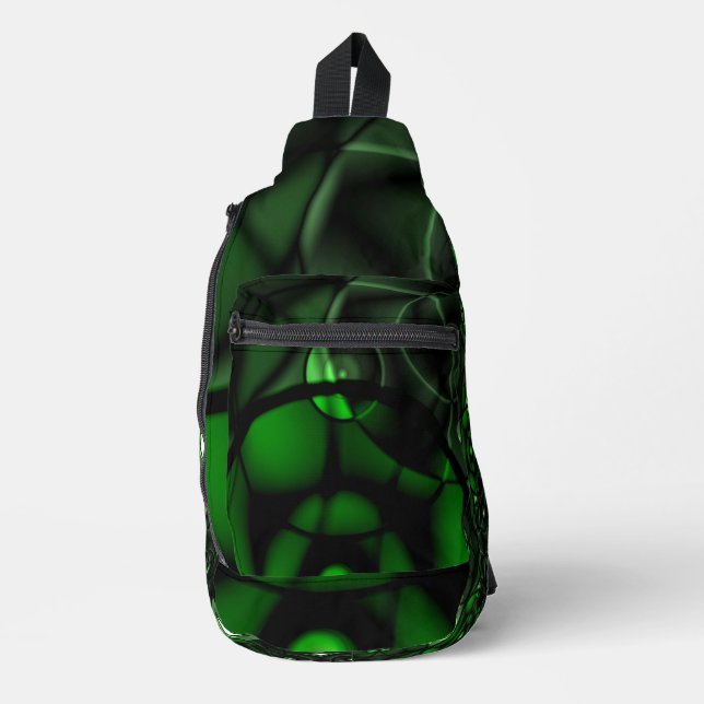 Green Circles Sling Bag (Front)