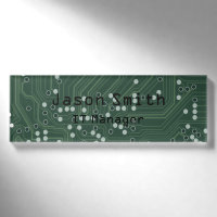 Green Circuit Board Background Pattern Art