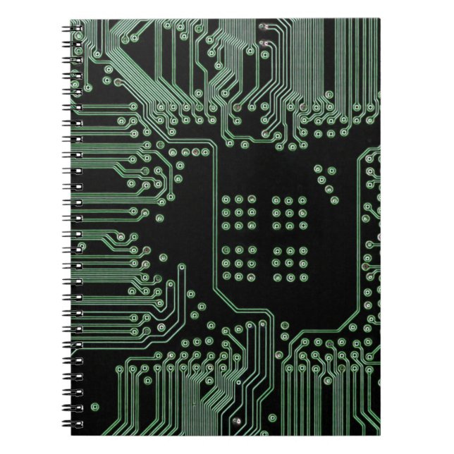 Green Circuit Board Notebook (Front)