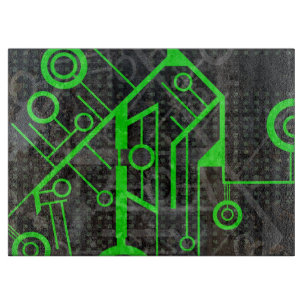 Green Circuit Cutting Board