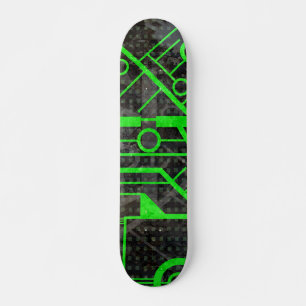 Green Circuit Skateboard