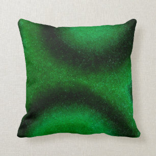 Green Circular Malachite Cushion