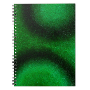 Green Circular Malachite Notebook