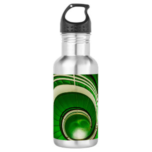 Green Circular Stairway 532 Ml Water Bottle