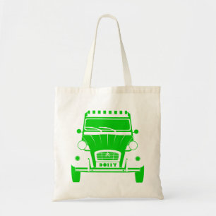 Green Citroen 2cv Deux Chevaux Dolly tote bag