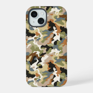 Green Classic Camouflage  iPhone 15 Case