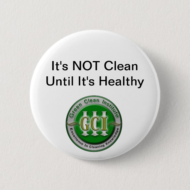 Green Cleaning Button (Front)