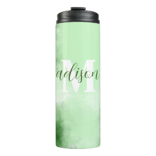 green cloud Thermal Tumbler