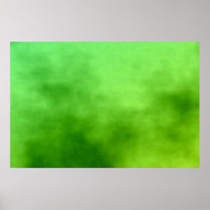 Green Cloudy Sea Poster