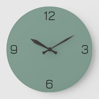 Green Clover 769789 Colour with Option to Add Name Large Clock