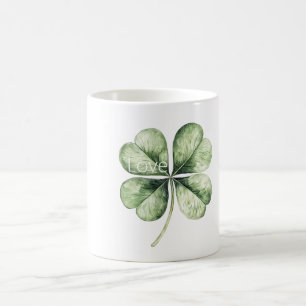 Green Clover Coffee Mug