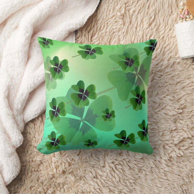 Green clover cushion (Blanket)