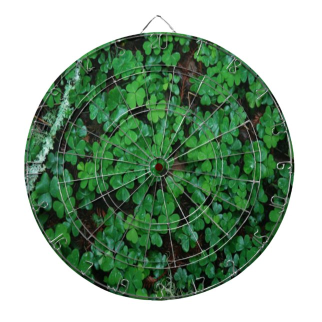 Green Clover Dartboard (Front)