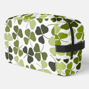 Green Clover in a Variety of Shades Dopp Kit
