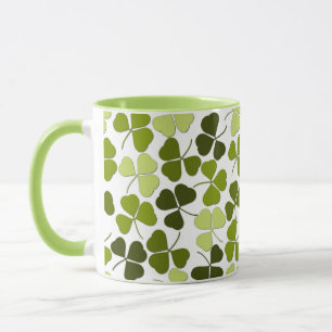 Green Clover in a Variety of Shades Mug