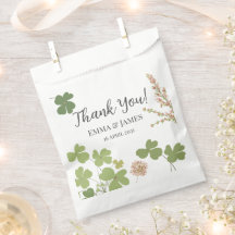 Green  Clover Leaf St Patricks Day Thank You 