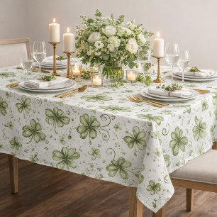  Green Clover Pattern • St. Patrick’s Day  Tablecloth