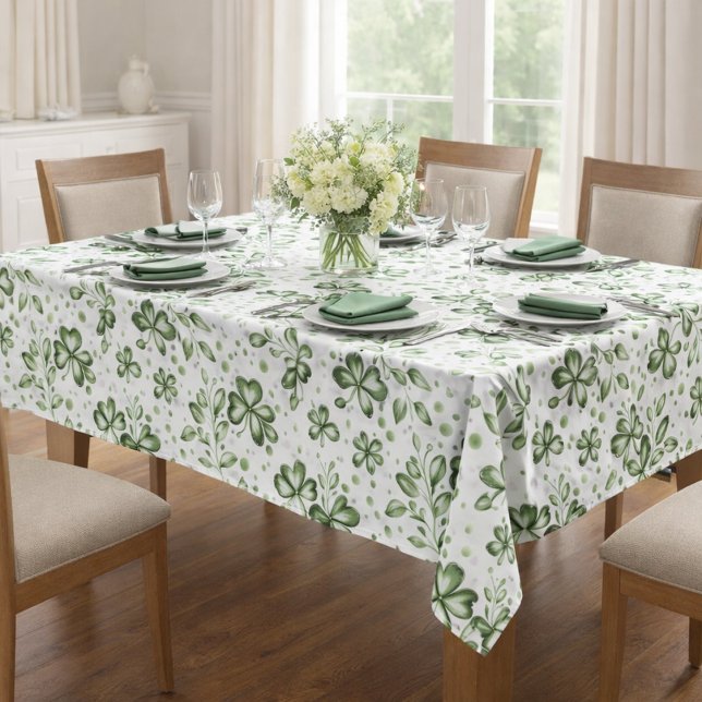  Green Clover Pattern Tablecloth (Creator Uploaded)