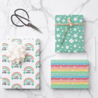 Green Clover & Rainbow Lucky One First Birthday