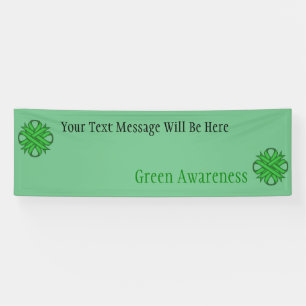 Green Clover Ribbon by Kenneth Yoncich Banner