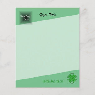 Green Clover Ribbon by Kenneth Yoncich Flyer