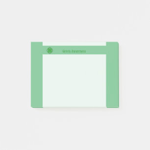 Green Clover Ribbon by Kenneth Yoncich Post-it Notes