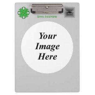 Green Clover Ribbon Template by Kenneth Yoncich Clipboard