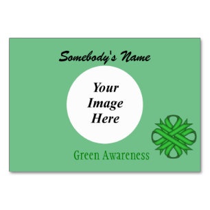 Green Clover  Ribbon Template by Kenneth Yoncich Table Number