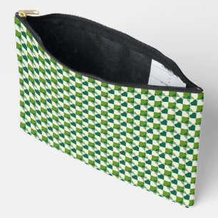 Green Clovers Accessory Pouch