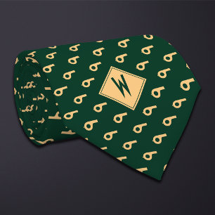 Green Coach Whistle Tie