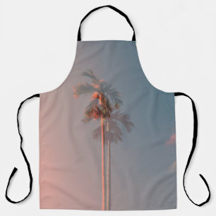 Green coconut tree apron