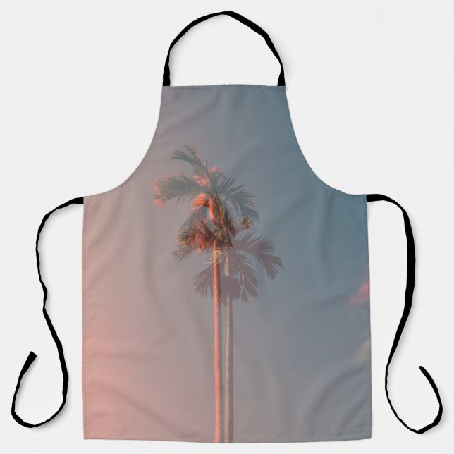 Green coconut tree apron (Front)