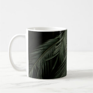 GREEN COCONUT TREE PHOTO COFFEE MUG