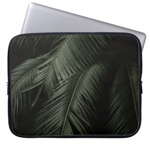 GREEN COCONUT TREE PHOTO LAPTOP SLEEVE