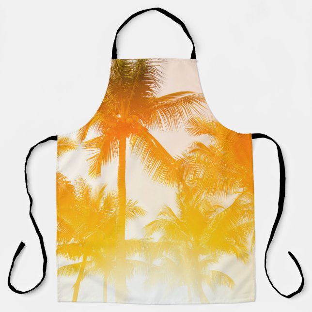 Green coconut trees apron (Front)