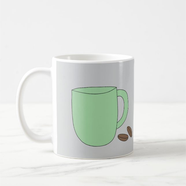 Green coffee cup (Left)
