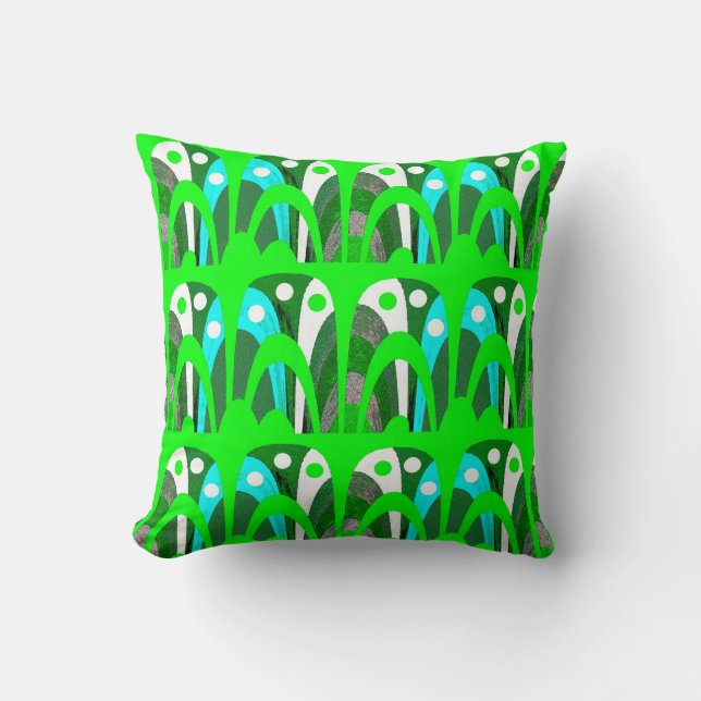 Green collection cushion (Front)