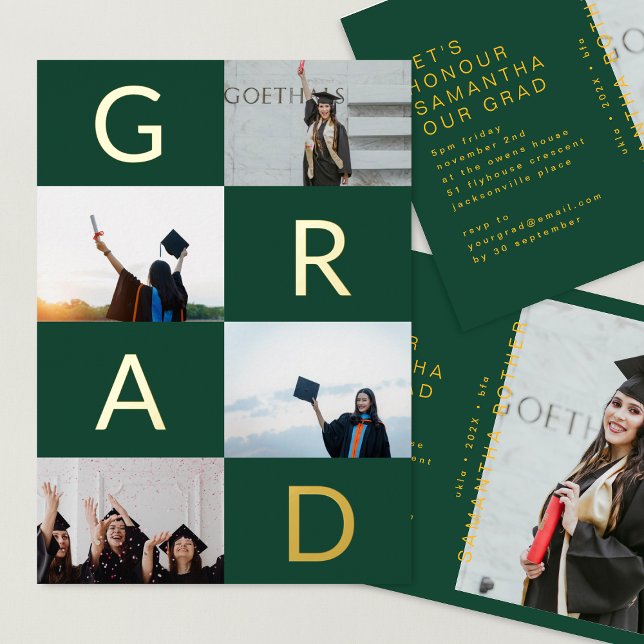 GREEN COLOR BLOCKS MULTI Photo GOLD GRAD (Creator Uploaded)