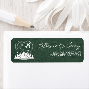 Green Colorado Passport Return Address Label