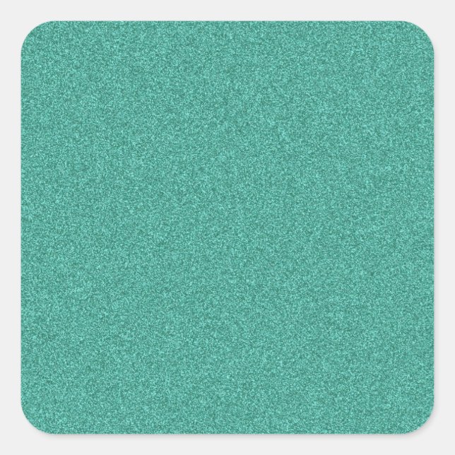 Green Colour Custom Trendy Elegant Blank Template Square Sticker (Front)