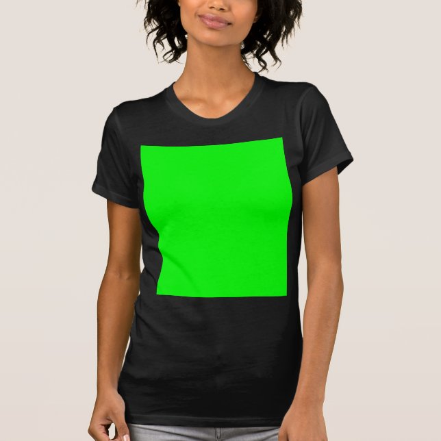 Green Colour Customised Designer T-Shirt (Front)