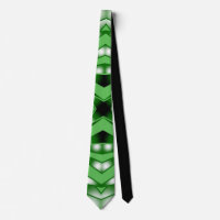 Green Colour Gradient Filled Perspective Drawing