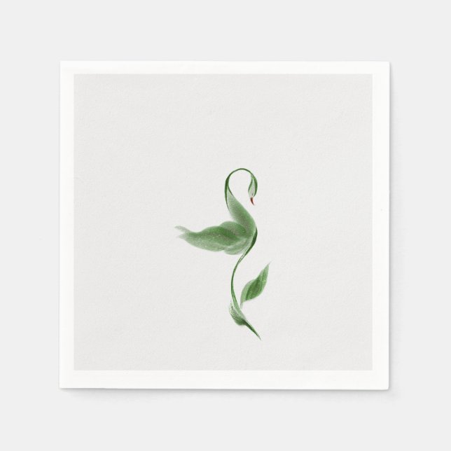 Green colour napkin  (Front)
