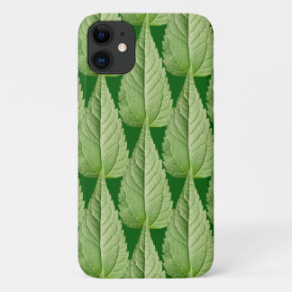Green colour of leaves  iPhone 11 case